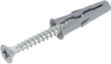 Universalplugg med skrue 8 x 50 mm